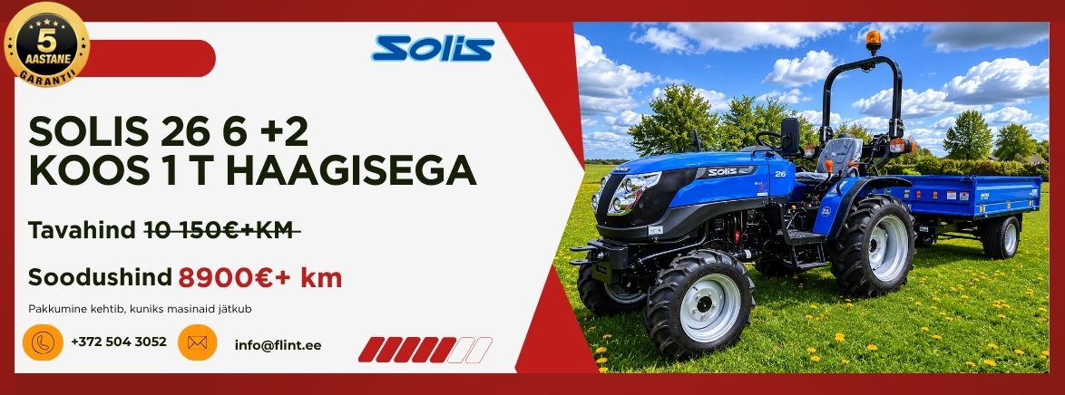 Solis 26 6+2 haagisega
